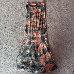 Women’s Strapless Tie Dye Dress